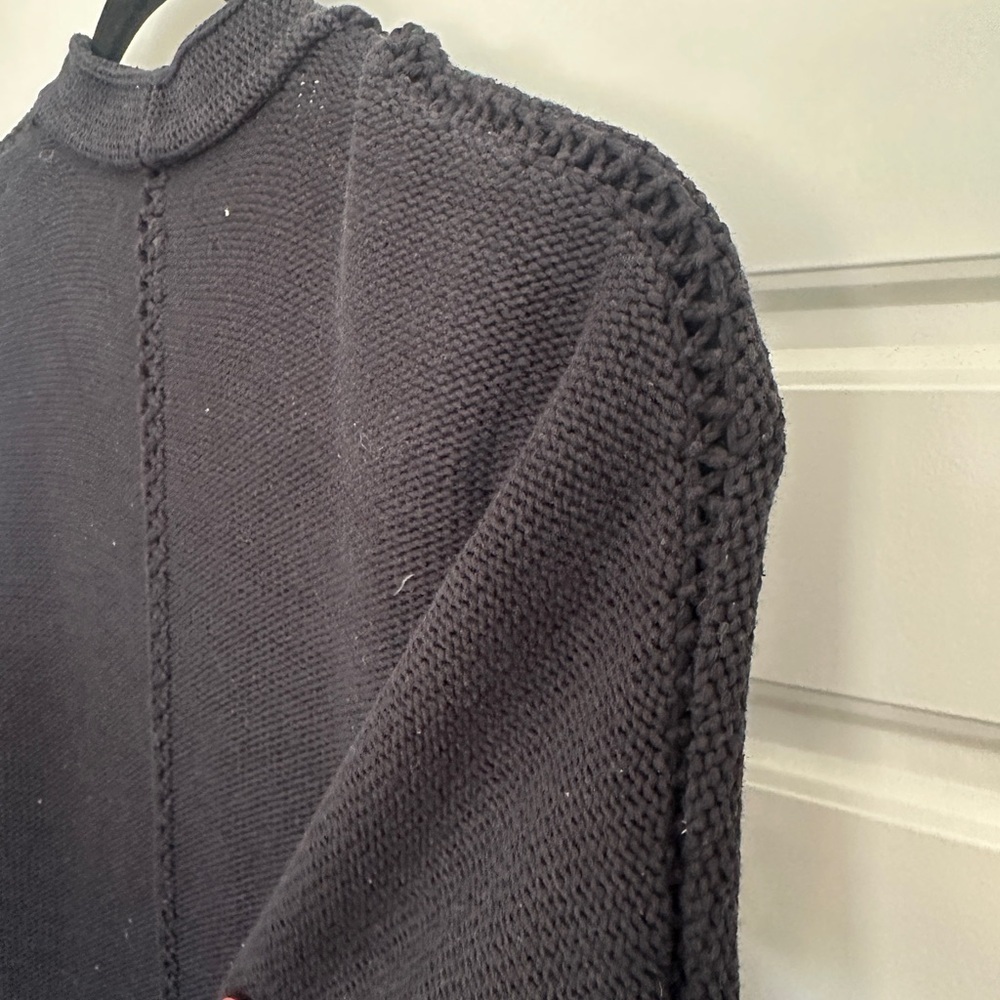 Wilfred Free Charcoal Black Knit Cardigan - Picture 3 of 5